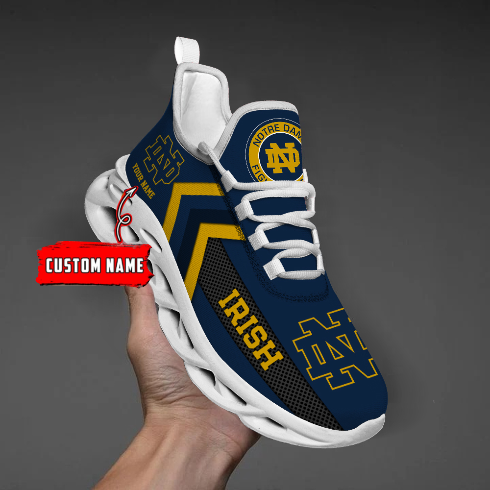 Notre Dame Fighting Irish Personalized Custom Name Max Soul Shoes DS003 - Famjoys Notre Dame Fighting Irish Personalized Custom Name Max Soul Shoes DS003 - Famjoys