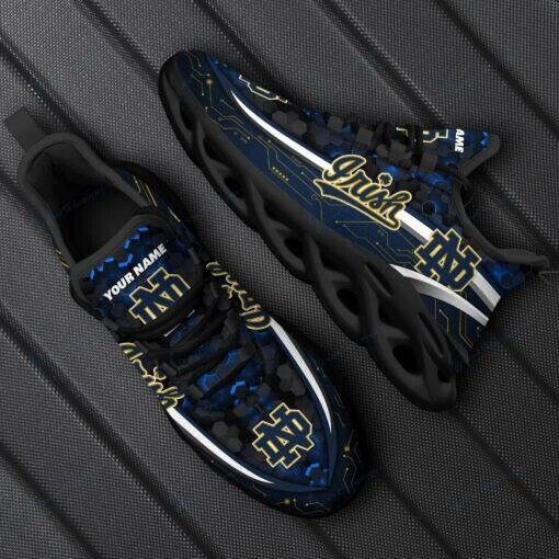 Notre Dame Fighting Irish Personalized Max Soul YZ Running Sneakers 126 - Famjoys Notre Dame Fighting Irish Personalized Max Soul YZ Running Sneakers 126 - Famjoys