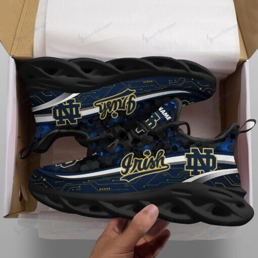 Notre Dame Fighting Irish Personalized Max Soul YZ Running Sneakers 126 - Famjoys Notre Dame Fighting Irish Personalized Max Soul YZ Running Sneakers 126 - Famjoys