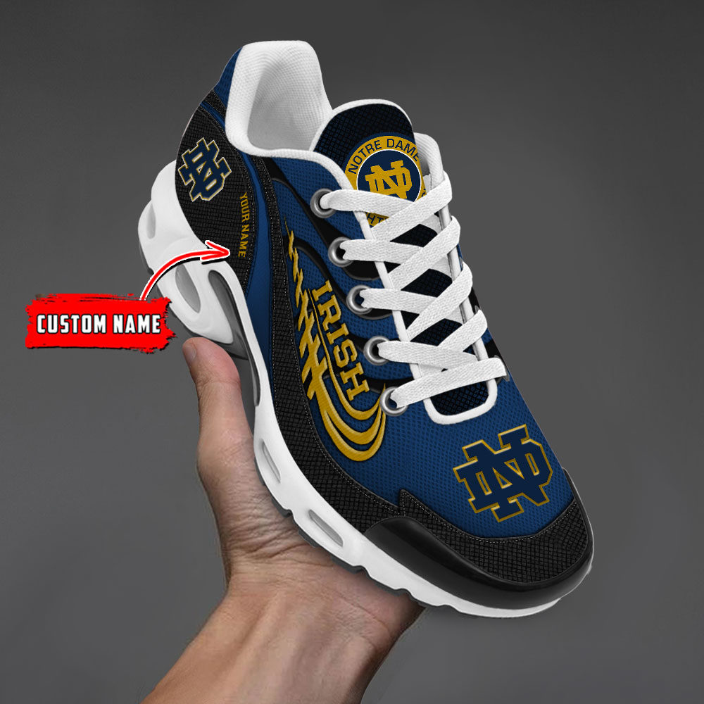 Notre Dame Fighting Irish Personalized Name Air Cushion Sports Shoes Sneaker KLTNS220563 - Famjoys Notre Dame Fighting Irish Personalized Name Air Cushion Sports Shoes Sneaker KLTNS220563 - Famjoys