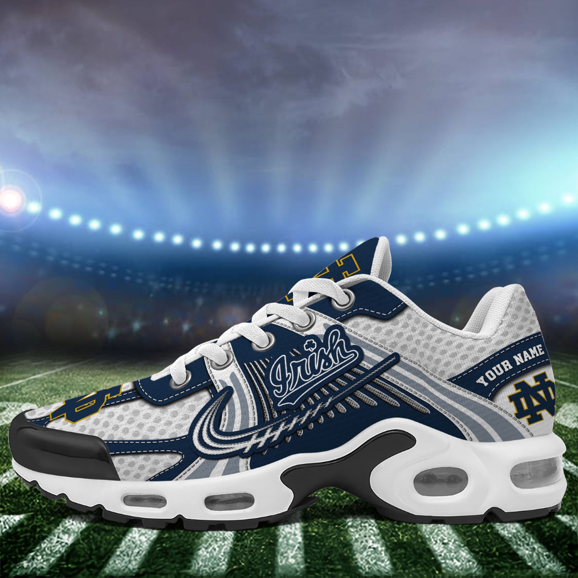 Notre Dame Fighting Irish TN Shoes Custom Your Name, Sport Shoes, Gifts For Fans, Sport Gifts For Him ETRG-62360 - Famjoys Notre Dame Fighting Irish TN Shoes Custom Your Name, Sport Shoes, Gifts For Fans, Sport Gifts For Him ETRG-62360 - Famjoys
