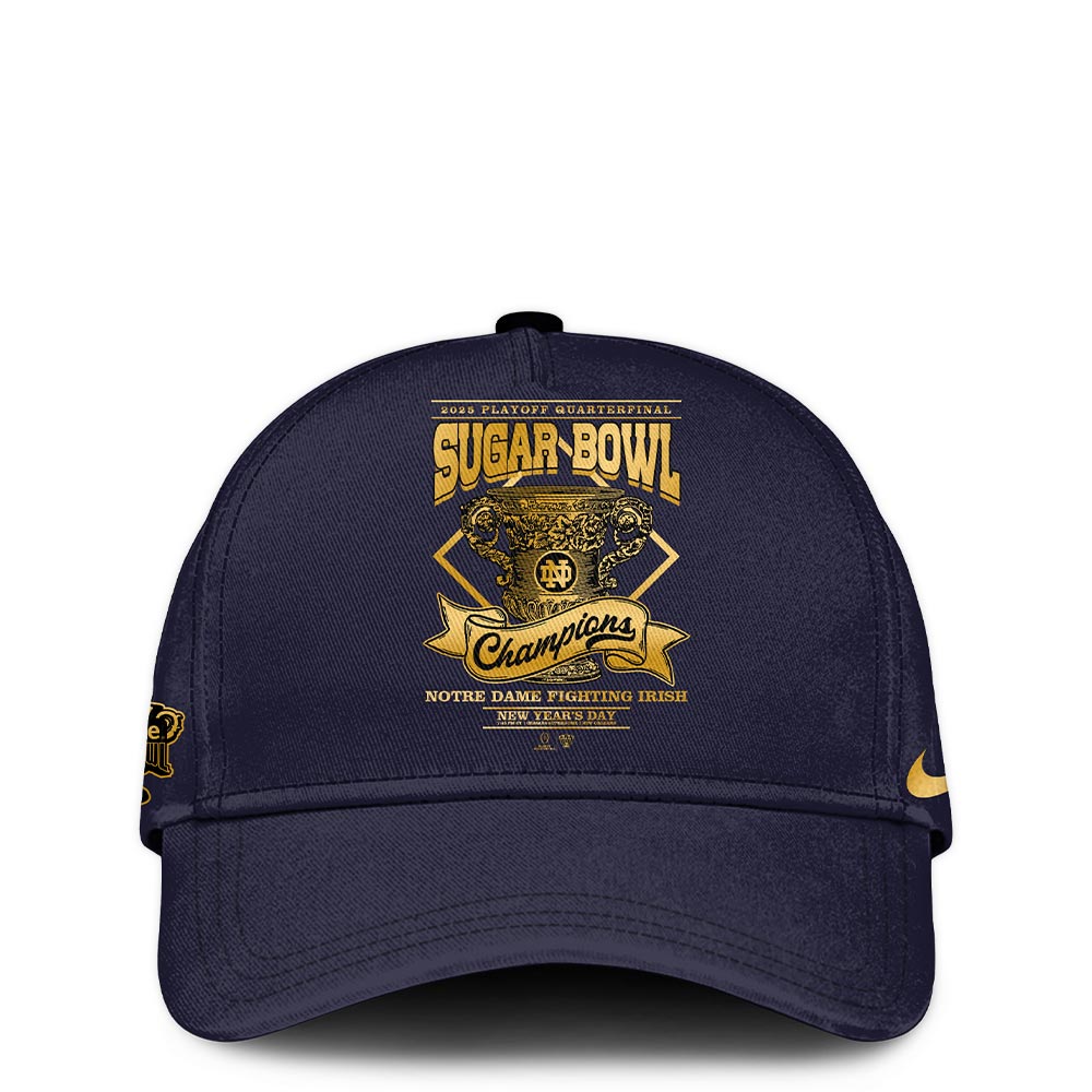 Notre Dame x Sugar Bowl Champions Tshirt v2 - Famjoys Notre Dame x Sugar Bowl Champions Tshirt v2 - Famjoys