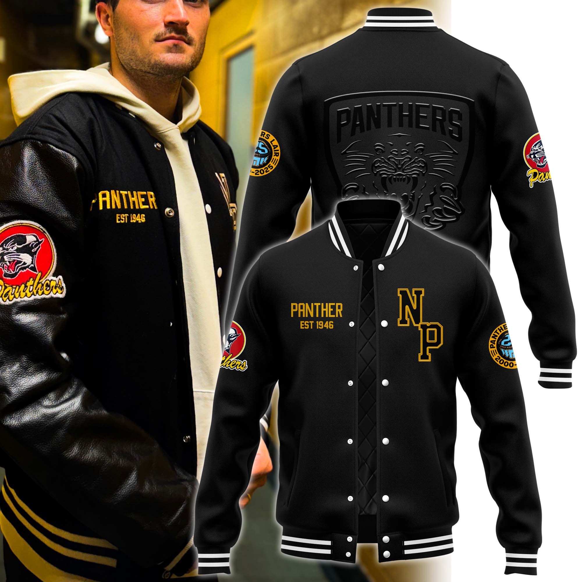 Nottingham Panthers New Hoodie - Famjoys Nottingham Panthers New Hoodie - Famjoys