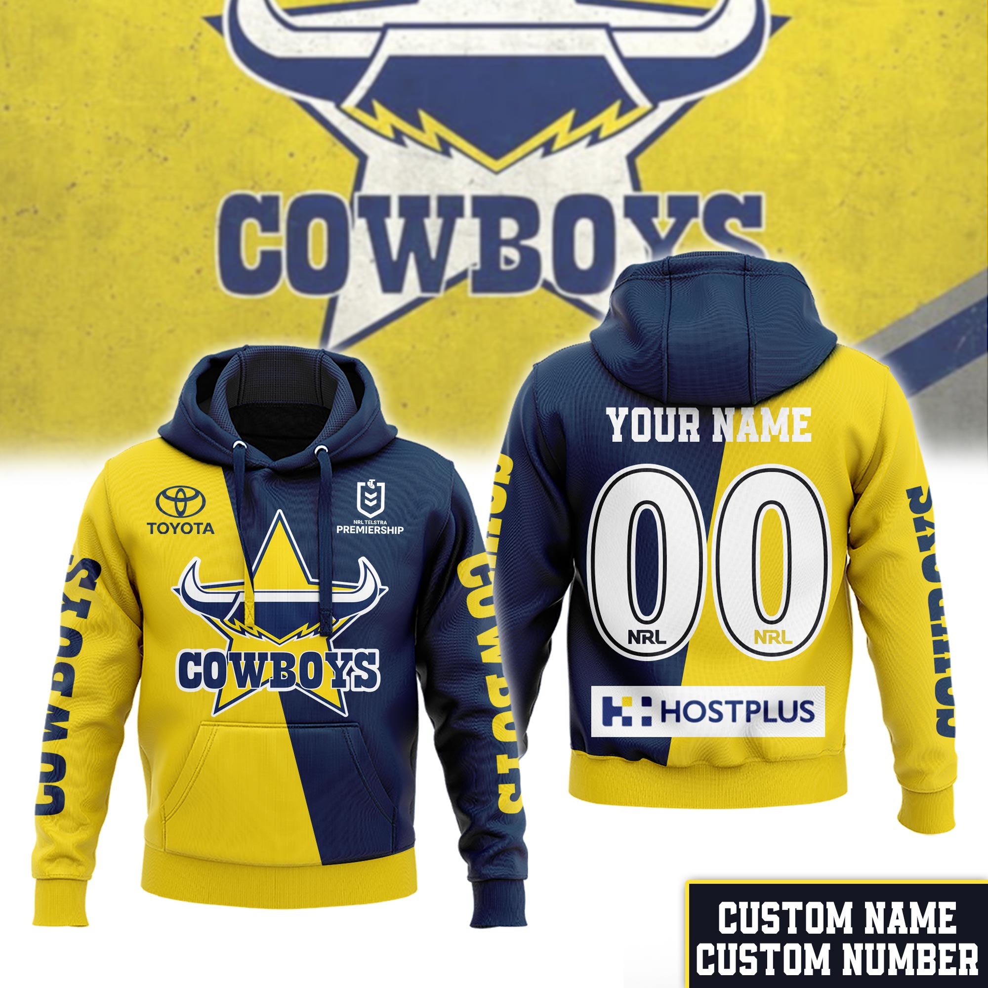 NQ Cowboys Personalized Hoodie Limited - Famjoys NQ Cowboys Personalized Hoodie Limited - Famjoys