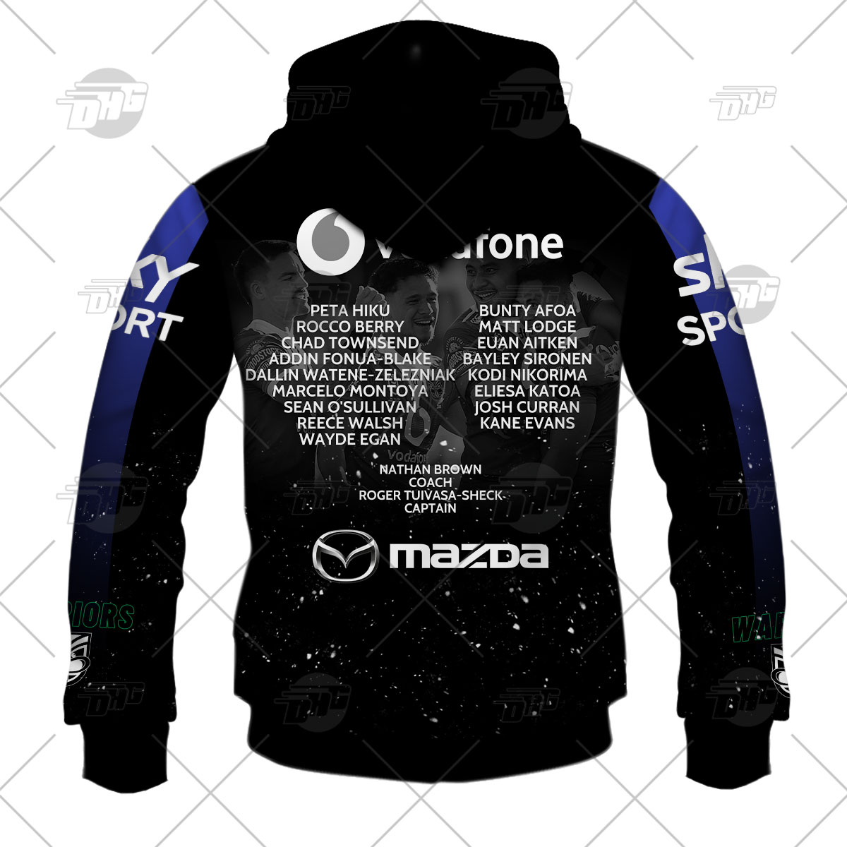 NRL New Zealand Warriors Black and White Hoodie Memorable Moments Highlight 2021 Special Version - Famjoys NRL New Zealand Warriors Black and White Hoodie Memorable Moments Highlight 2021 Special Version - Famjoys