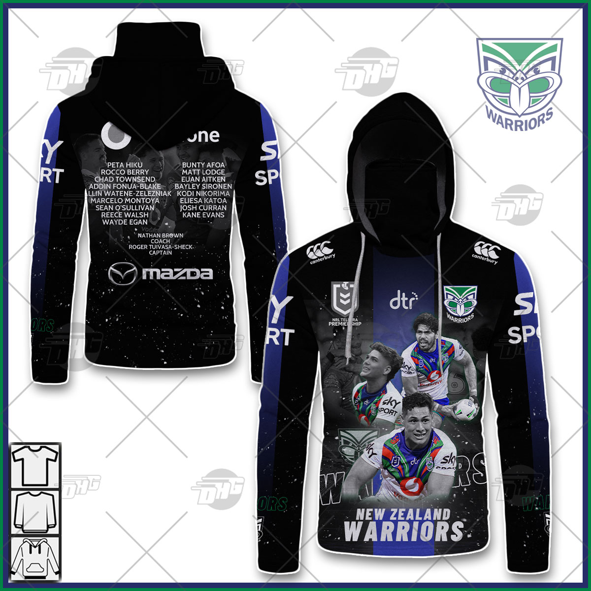 NRL New Zealand Warriors Black and White Hoodie Memorable Moments Highlight 2021 Special Version - Famjoys NRL New Zealand Warriors Black and White Hoodie Memorable Moments Highlight 2021 Special Version - Famjoys