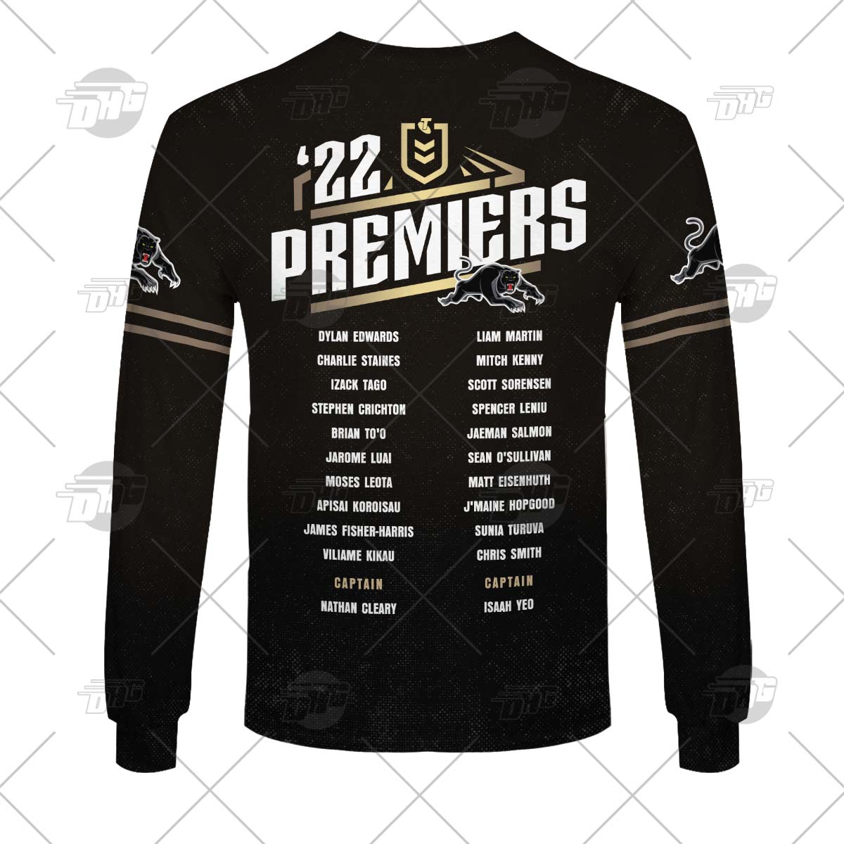 NRL Penrith Panthers 2022 Back To Back Premiers Fan Hoodie Shirt - Famjoys NRL Penrith Panthers 2022 Back To Back Premiers Fan Hoodie Shirt - Famjoys