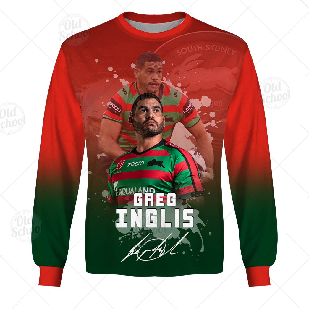 NRL South Sydney Rabbitohs Greg Inglis T9 3D Hoodie Style - Famjoys NRL South Sydney Rabbitohs Greg Inglis T9 3D Hoodie Style - Famjoys