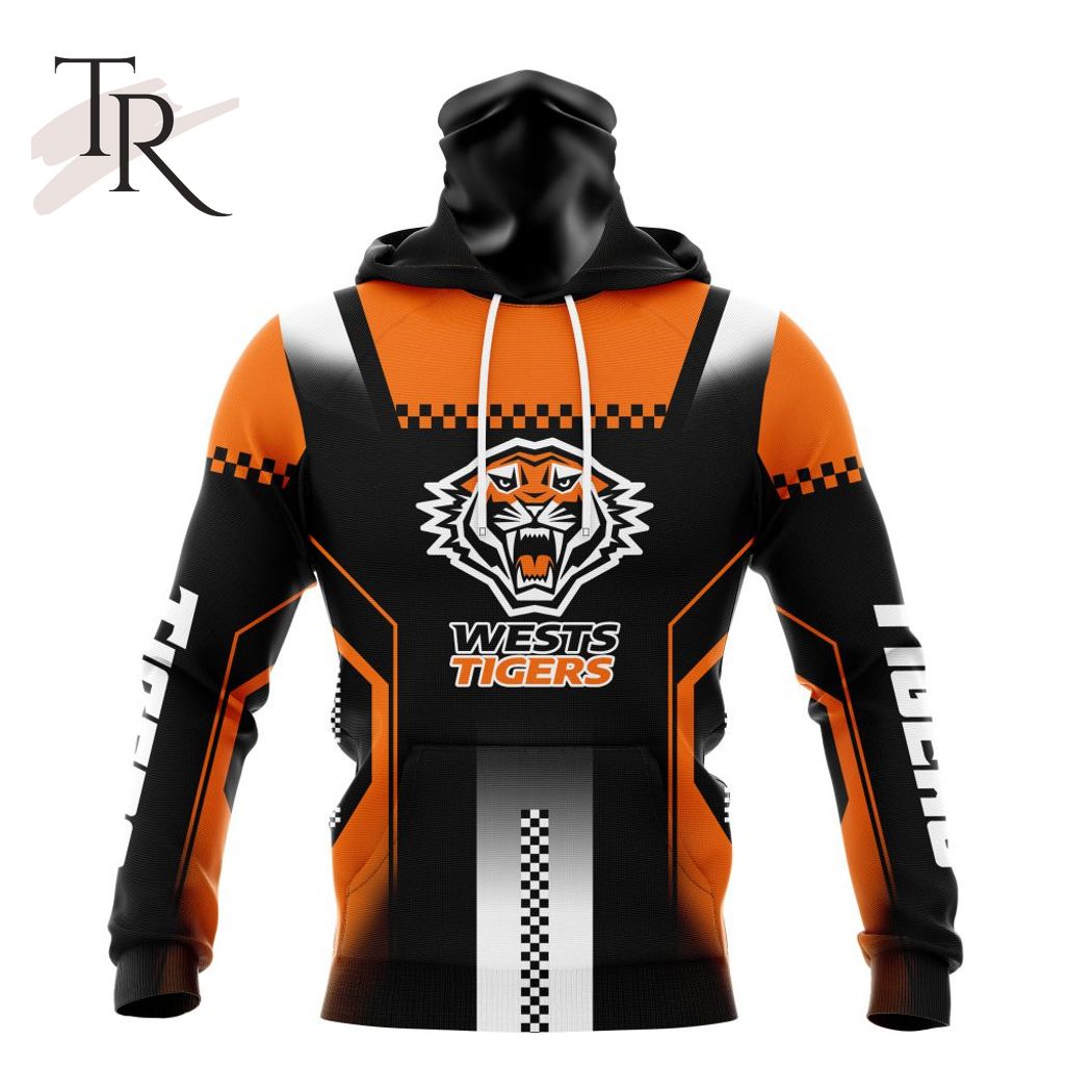 NRL Wests Tigers Special Motocross Design Hoodie - Famjoys NRL Wests Tigers Special Motocross Design Hoodie - Famjoys