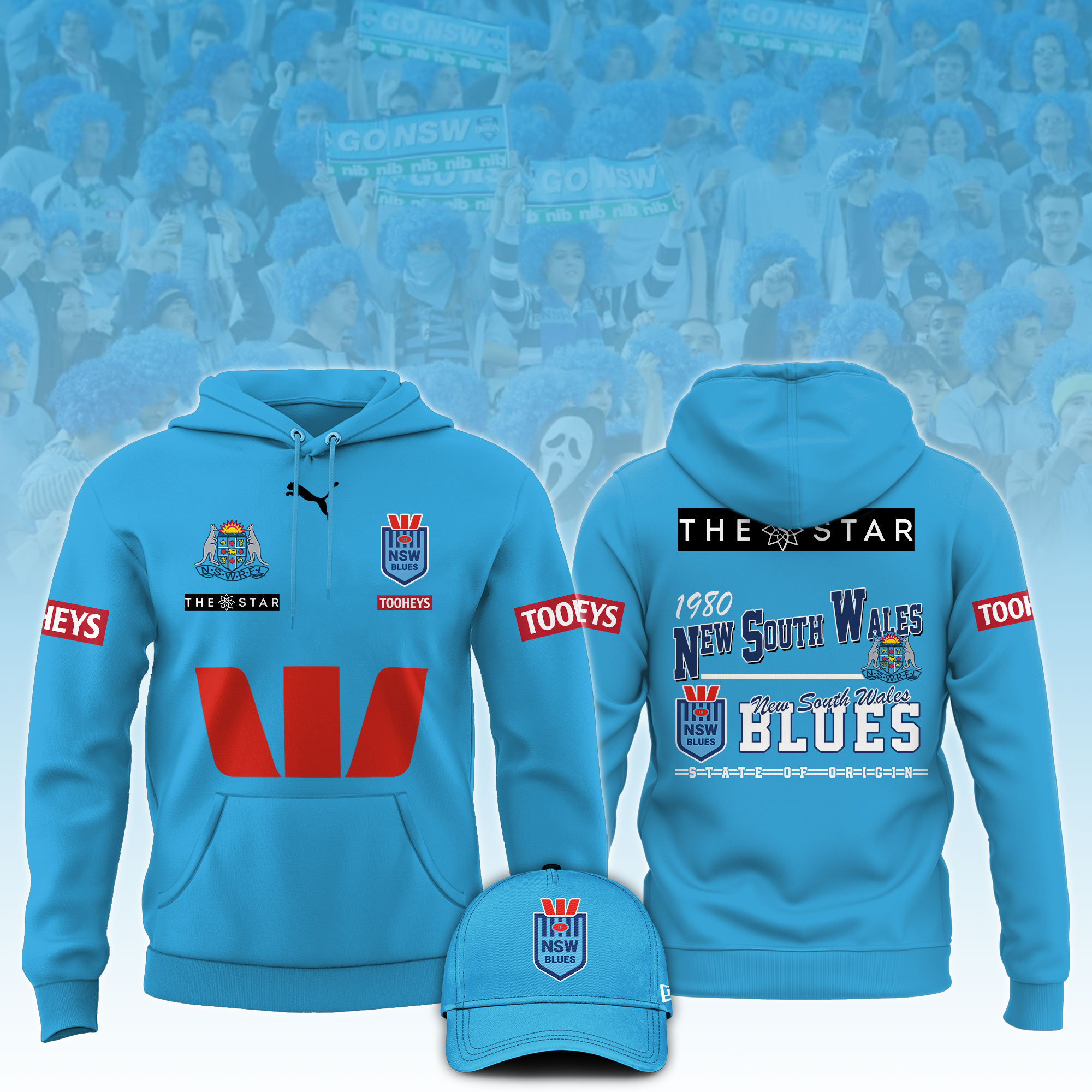NSW Blues Hoodie - Famjoys NSW Blues Hoodie - Famjoys