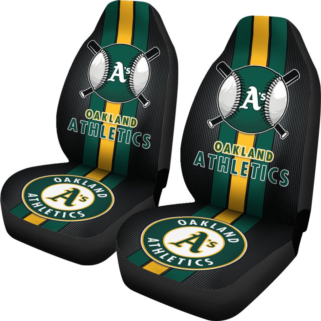 Oakland Athletics Car Seat Covers MBL Baseball Ph220914-21 - Famjoys Oakland Athletics Car Seat Covers MBL Baseball Ph220914-21 - Famjoys