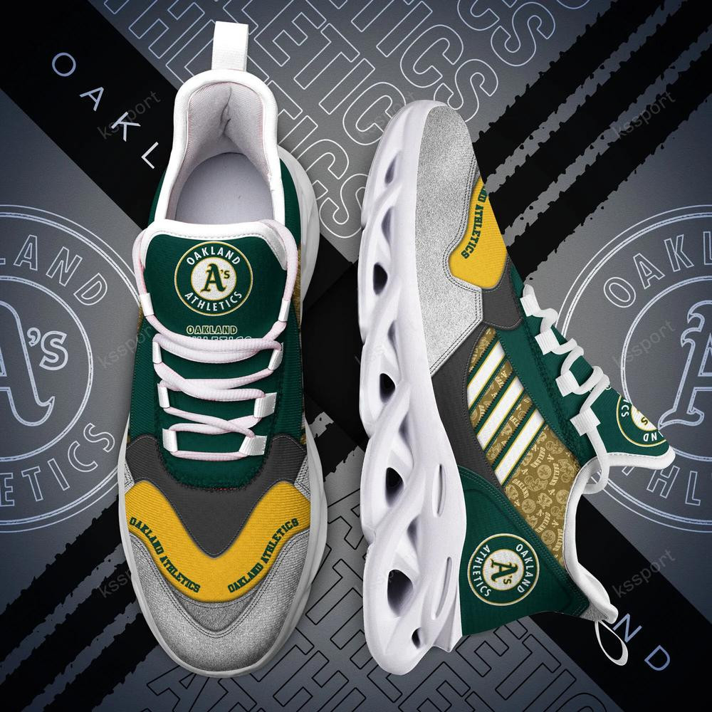 Oakland Athletics Max Soul Clunky, Running Sneakers - Famjoys Oakland Athletics Max Soul Clunky, Running Sneakers - Famjoys