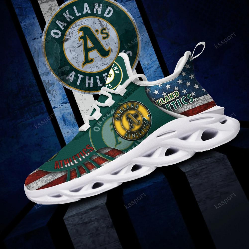 Oakland Athletics Max Soul Clunky Shoes - Famjoys Oakland Athletics Max Soul Clunky Shoes - Famjoys