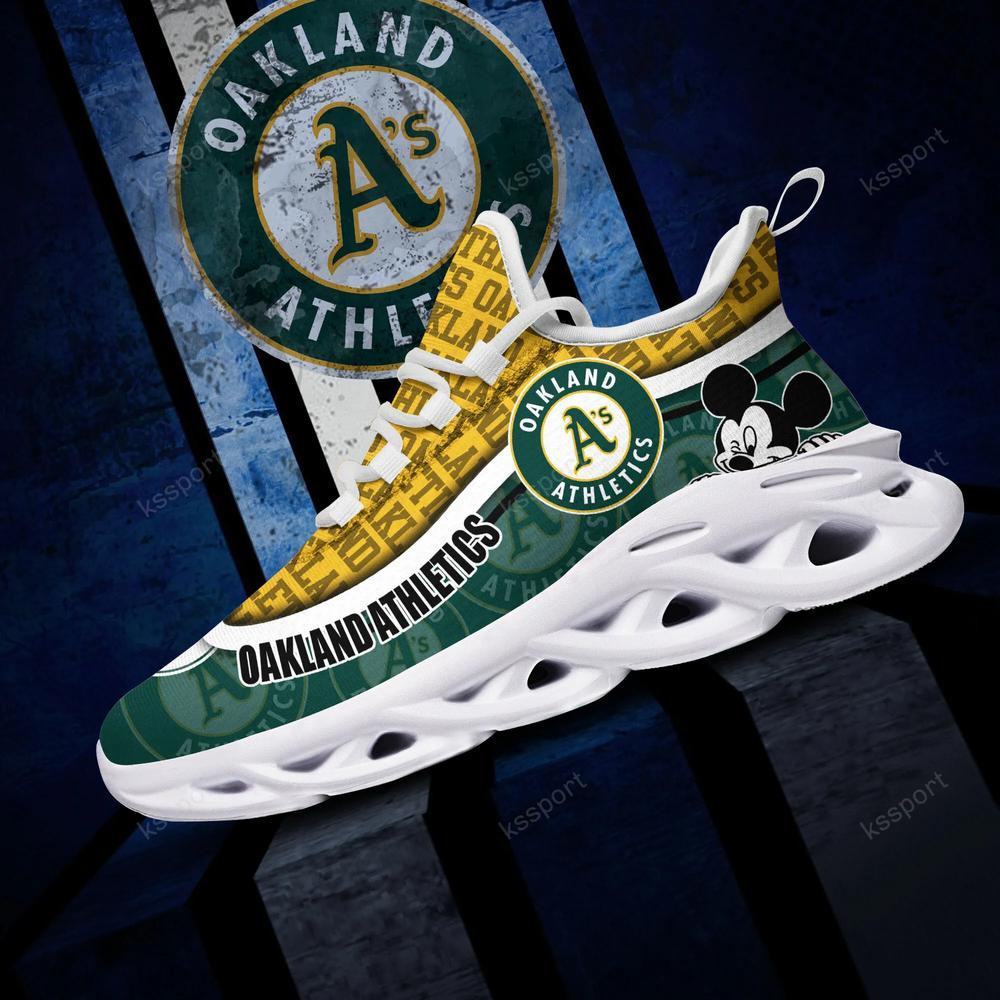 Oakland Athletics Max Soul Clunky Sneakers - Famjoys Oakland Athletics Max Soul Clunky Sneakers - Famjoys