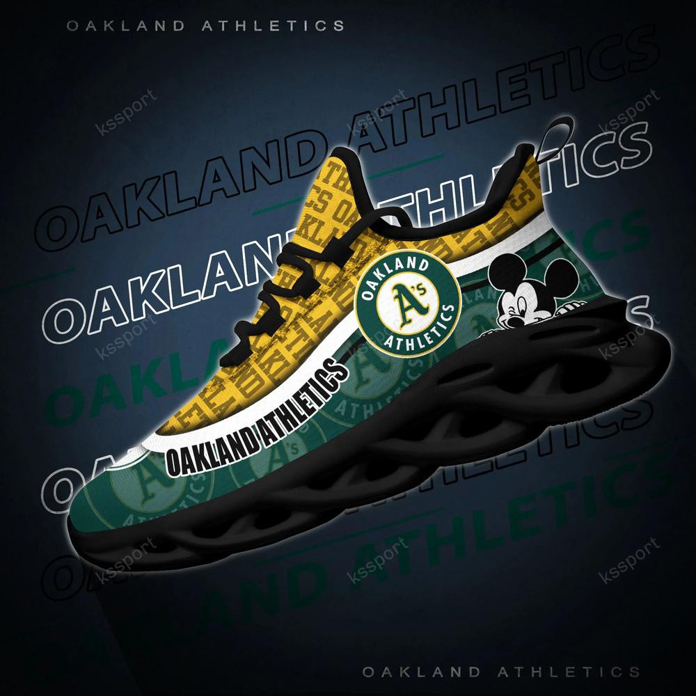 Oakland Athletics Max Soul Clunky Sneakers - Famjoys Oakland Athletics Max Soul Clunky Sneakers - Famjoys