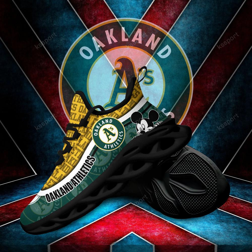 Oakland Athletics Max Soul Clunky Sneakers - Famjoys Oakland Athletics Max Soul Clunky Sneakers - Famjoys