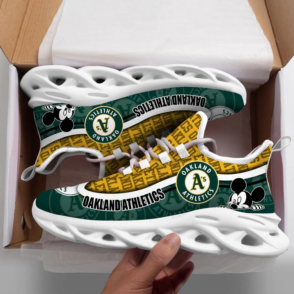 Oakland Athletics Max Soul Clunky Sneakers - Famjoys Oakland Athletics Max Soul Clunky Sneakers - Famjoys