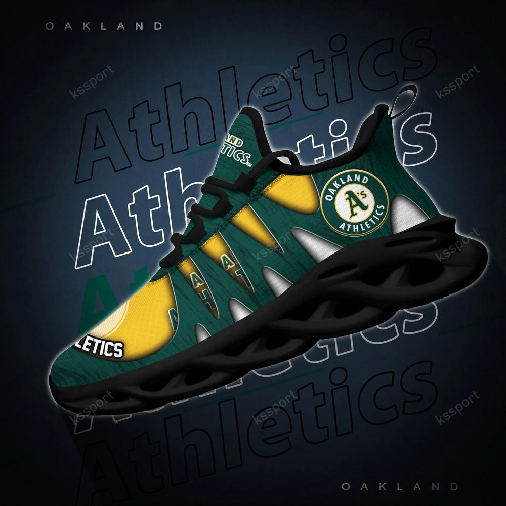 Oakland Athletics Max Soul Shoes, Running Sneakers - Famjoys Oakland Athletics Max Soul Shoes, Running Sneakers - Famjoys