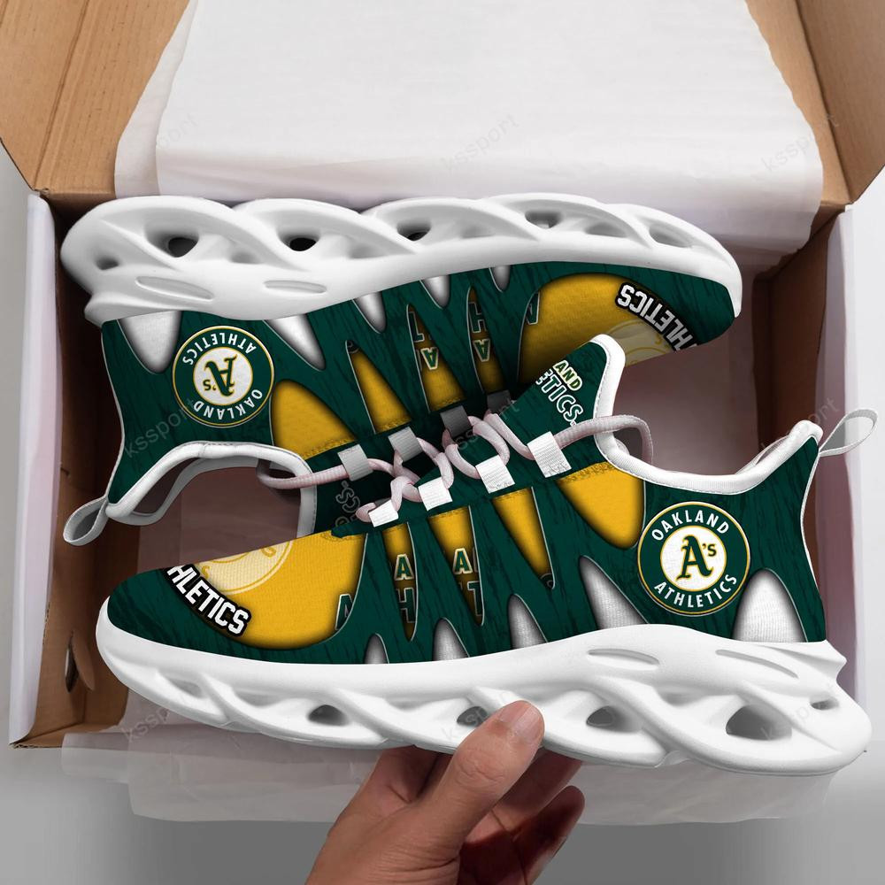 Oakland Athletics Max Soul Shoes, Running Sneakers - Famjoys Oakland Athletics Max Soul Shoes, Running Sneakers - Famjoys