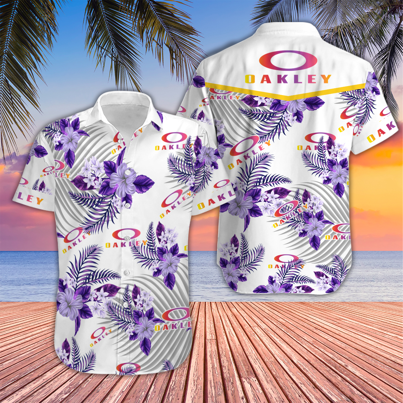 Oakley Hawaiian Shirt Ver1 - Famjoys Oakley Hawaiian Shirt Ver1 - Famjoys