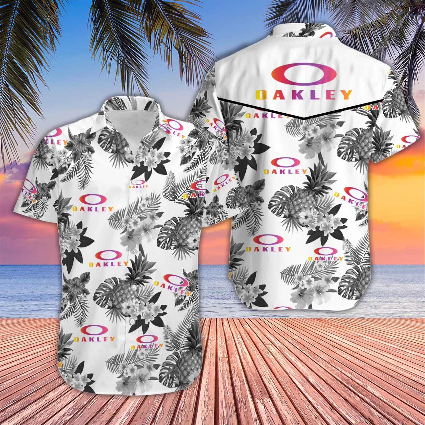 Oakley Hawaiian Shirt Ver2 - Famjoys Oakley Hawaiian Shirt Ver2 - Famjoys