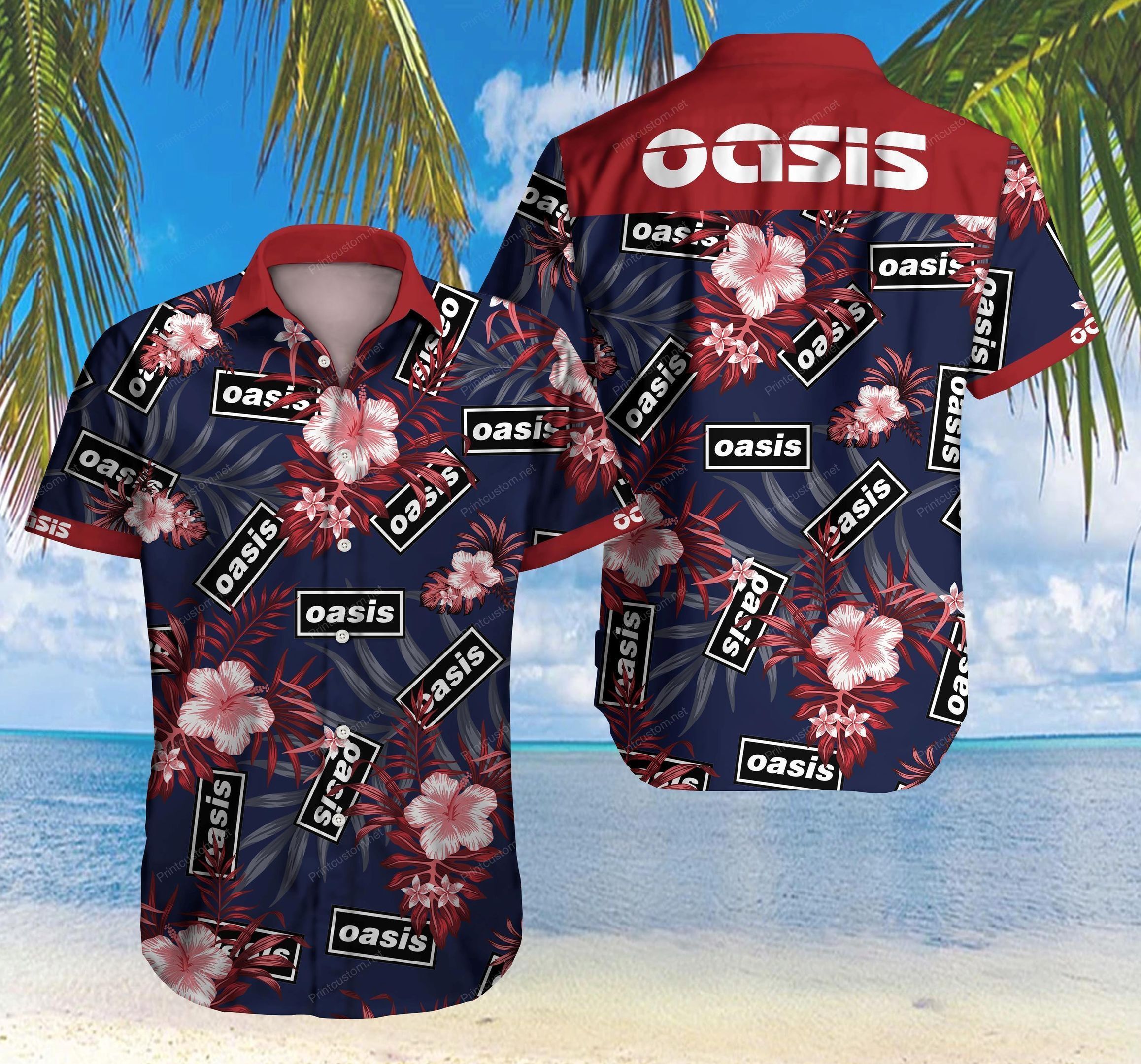 Oasis Hawaiian Shirt - Famjoys Oasis Hawaiian Shirt - Famjoys
