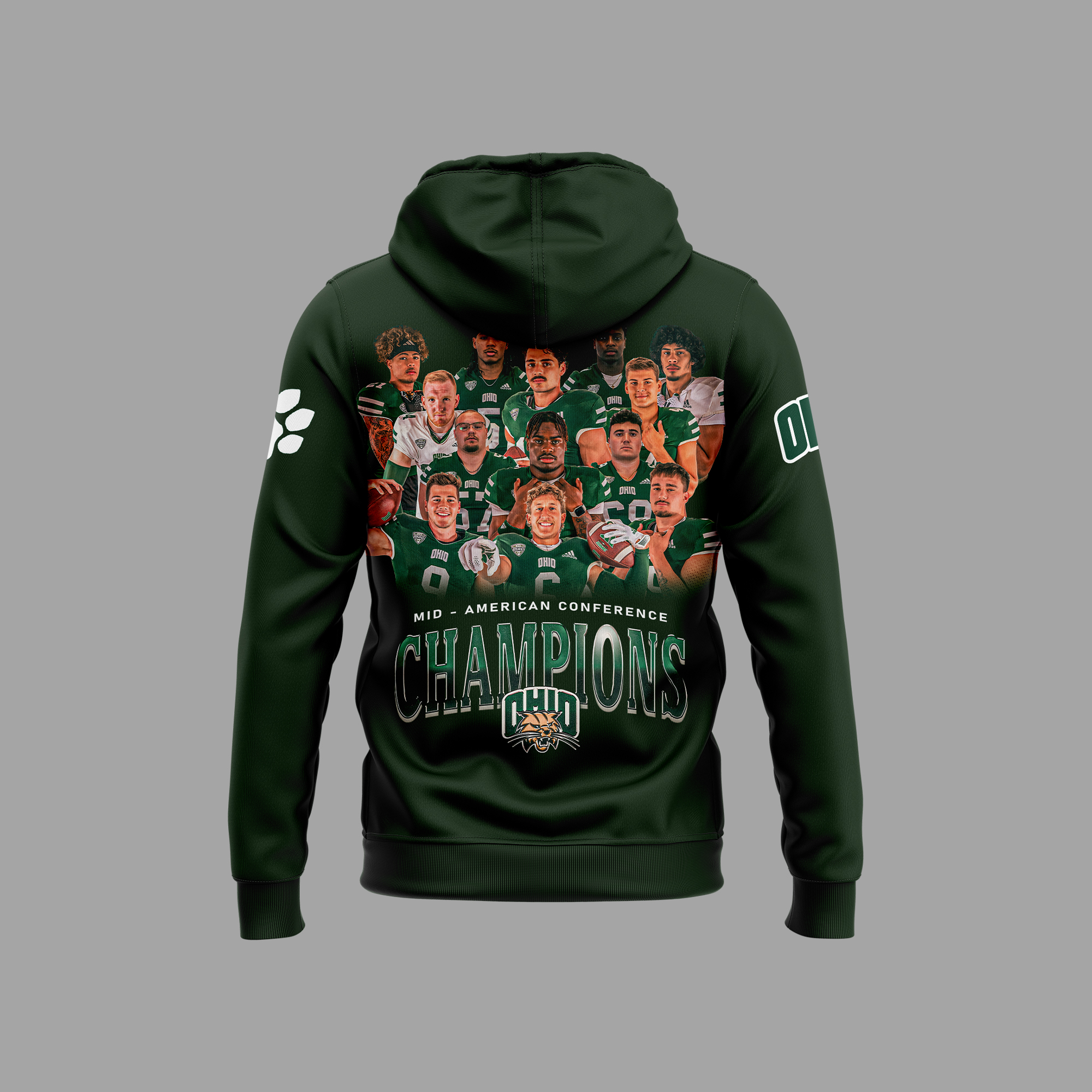 Ohio Bobcats football MAC Champions Hoodie - Famjoys Ohio Bobcats football MAC Champions Hoodie - Famjoys