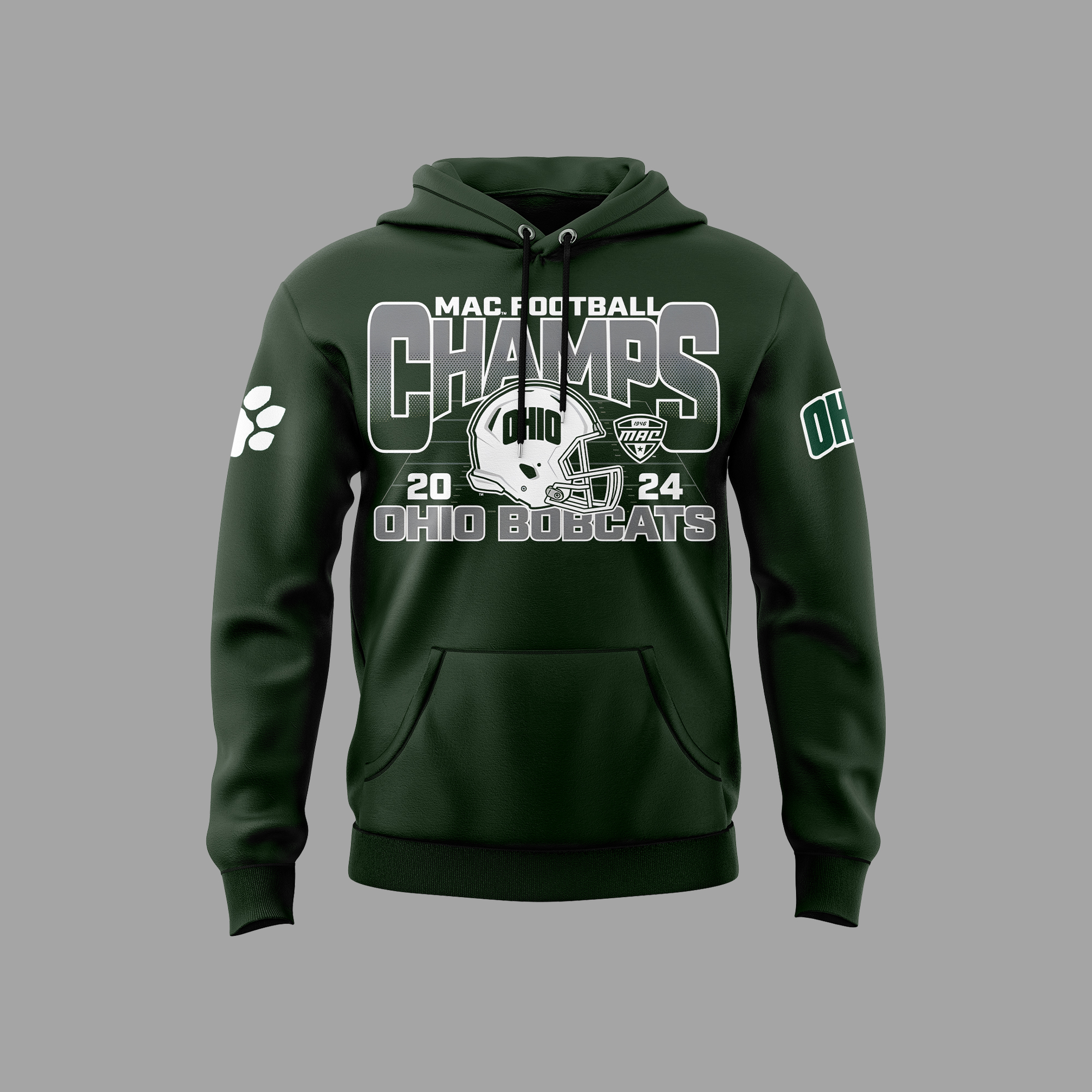 Ohio Bobcats football MAC Champions Hoodie - Famjoys Ohio Bobcats football MAC Champions Hoodie - Famjoys