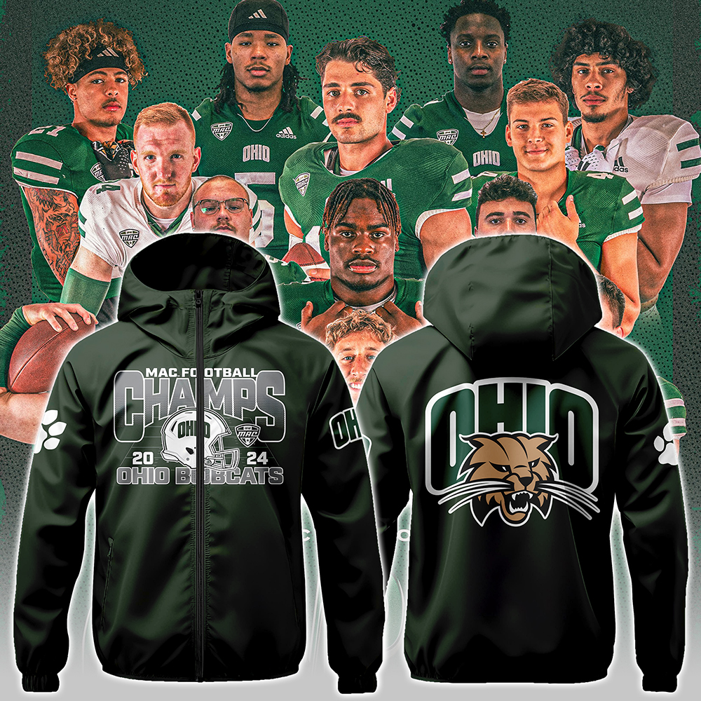 Ohio Bobcats football MAC Champions Jacket - Famjoys Ohio Bobcats football MAC Champions Jacket - Famjoys