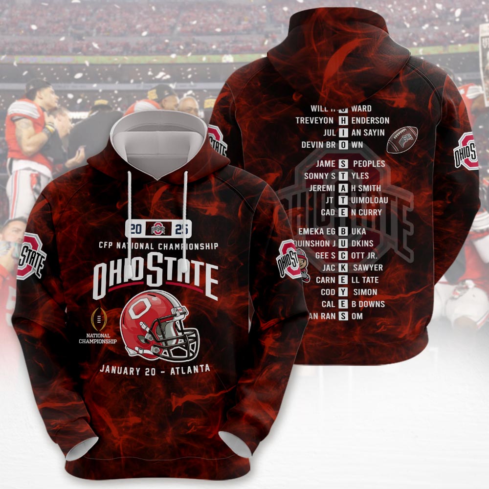Ohio State Buckeyes 2025 CFP National Championship - Famjoys Ohio State Buckeyes 2025 CFP National Championship - Famjoys