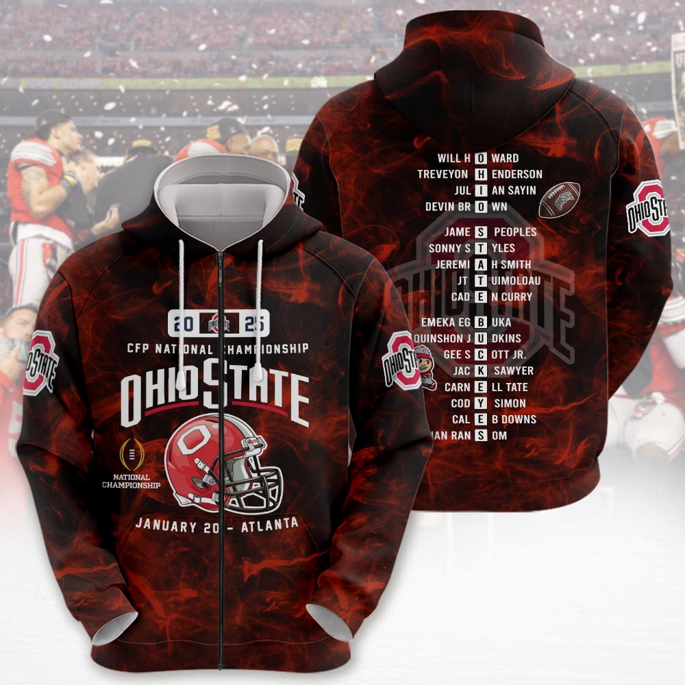 Ohio State Buckeyes 2025 CFP National Championship - Famjoys Ohio State Buckeyes 2025 CFP National Championship - Famjoys