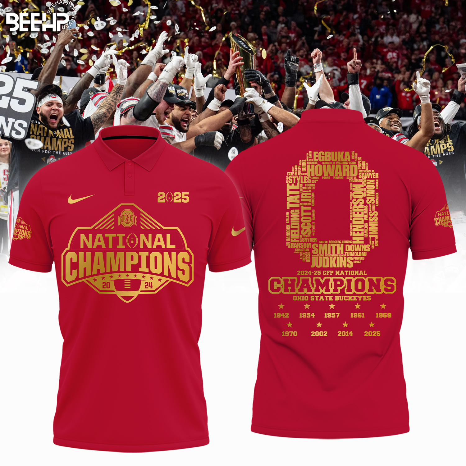 Ohio State Buckeyes 2025 National Champions Shirt - Famjoys Ohio State Buckeyes 2025 National Champions Shirt - Famjoys