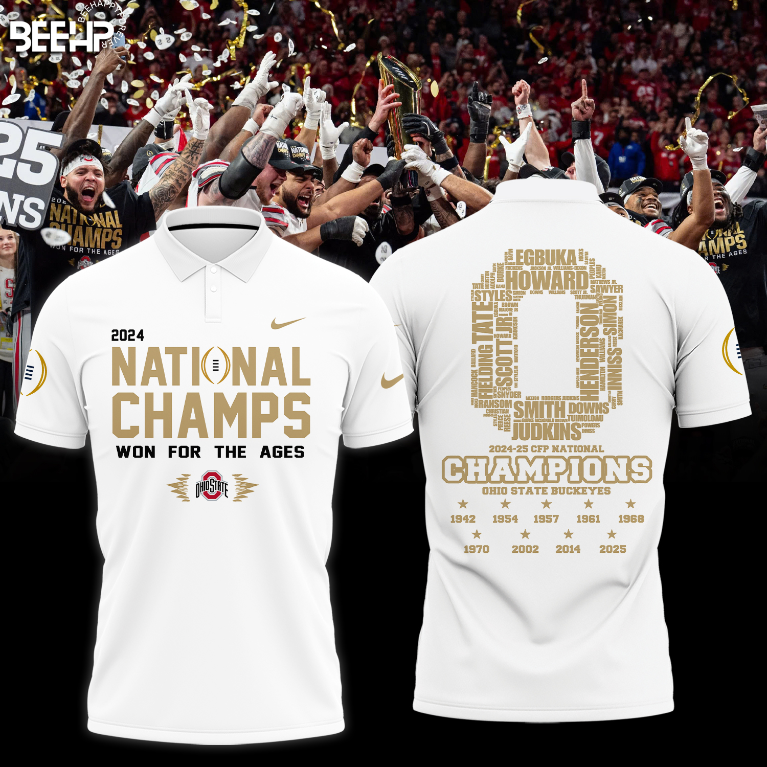Ohio State Buckeyes 2025 National Champions Shirt - Famjoys Ohio State Buckeyes 2025 National Champions Shirt - Famjoys