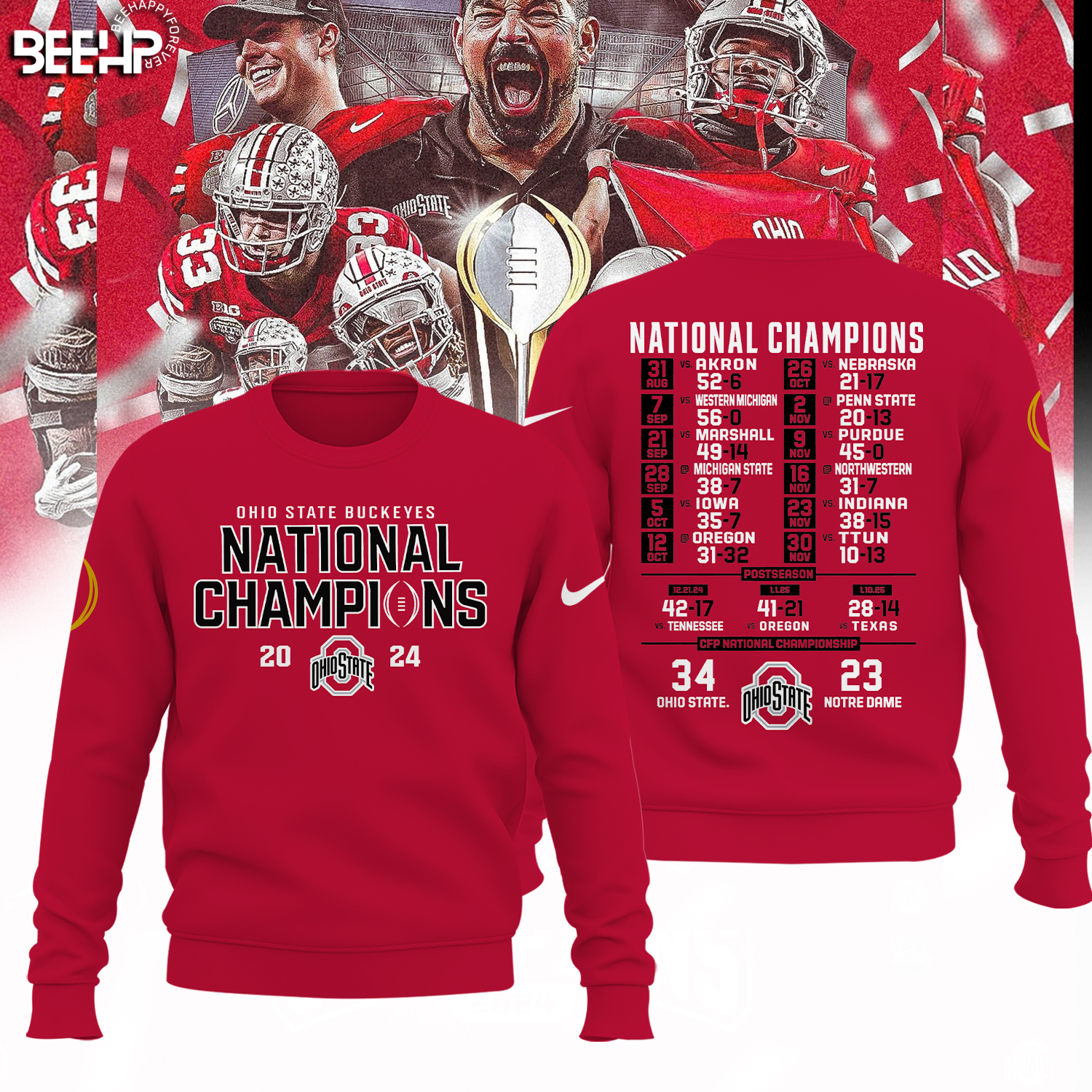 Ohio State Buckeyes 2025 National Champions Shirt - Famjoys Ohio State Buckeyes 2025 National Champions Shirt - Famjoys