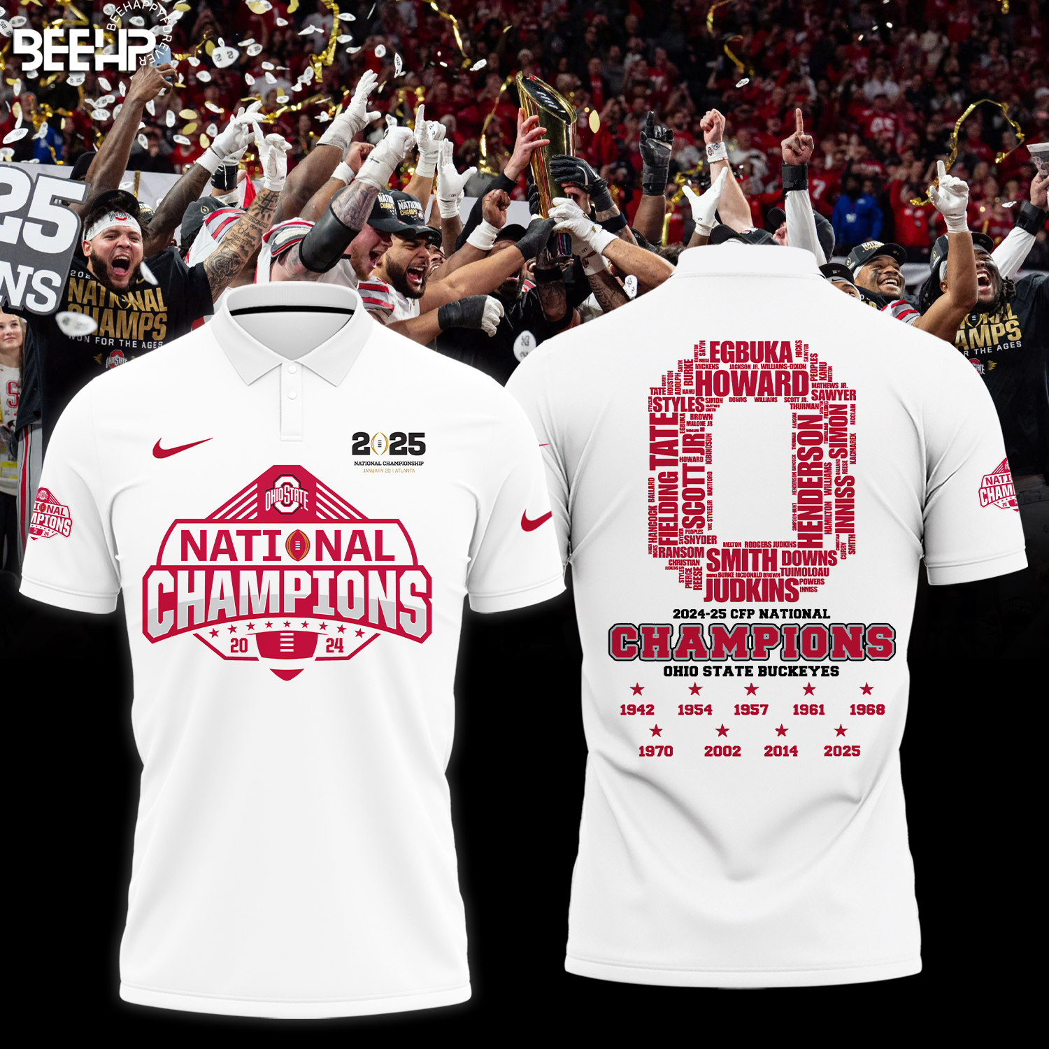 Ohio State Buckeyes 2025 National Champions Shirt - Famjoys Ohio State Buckeyes 2025 National Champions Shirt - Famjoys