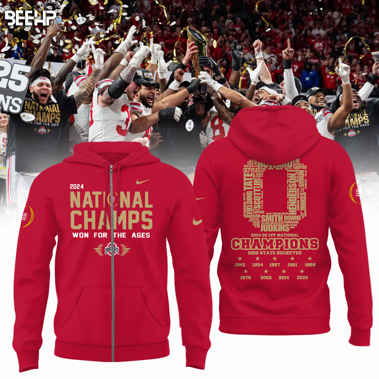 Ohio State Buckeyes 2025 National Champions Shirt - Famjoys Ohio State Buckeyes 2025 National Champions Shirt - Famjoys