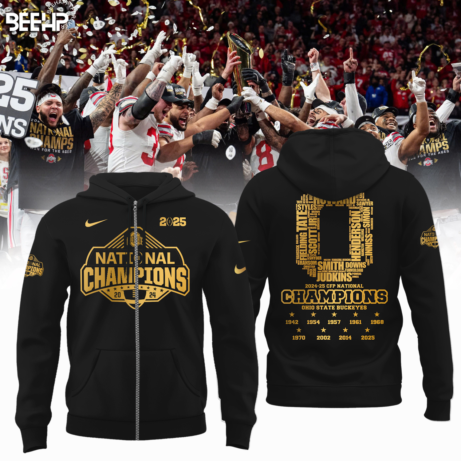 Ohio State Buckeyes 2025 National Champions Shirt - Famjoys Ohio State Buckeyes 2025 National Champions Shirt - Famjoys
