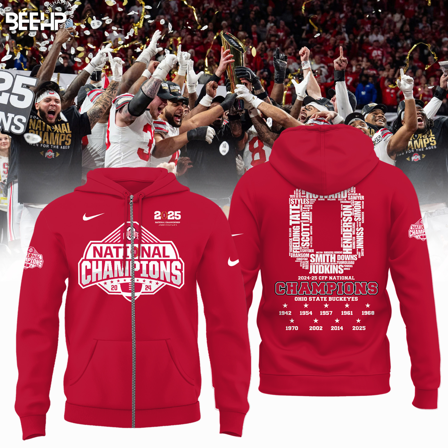 Ohio State Buckeyes 2025 National Champions Shirt - Famjoys Ohio State Buckeyes 2025 National Champions Shirt - Famjoys