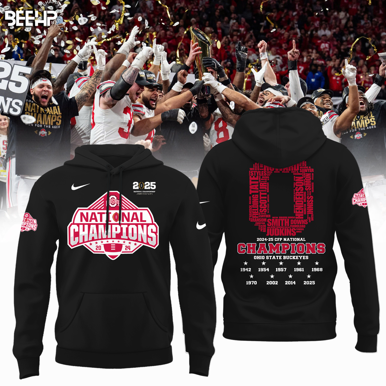 Ohio State Buckeyes 2025 National Champions Shirt - Famjoys Ohio State Buckeyes 2025 National Champions Shirt - Famjoys