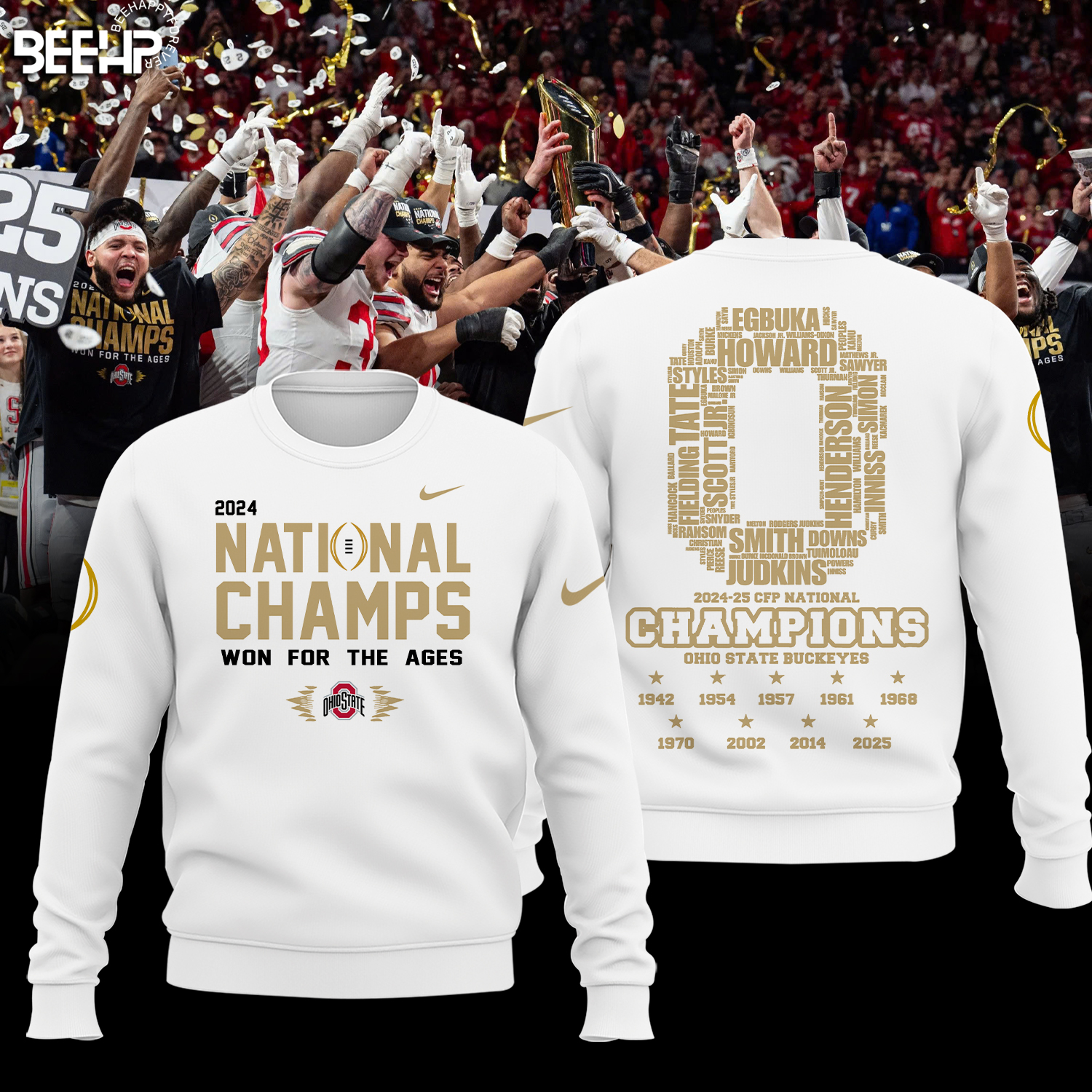 Ohio State Buckeyes 2025 National Champions Shirt - Famjoys Ohio State Buckeyes 2025 National Champions Shirt - Famjoys