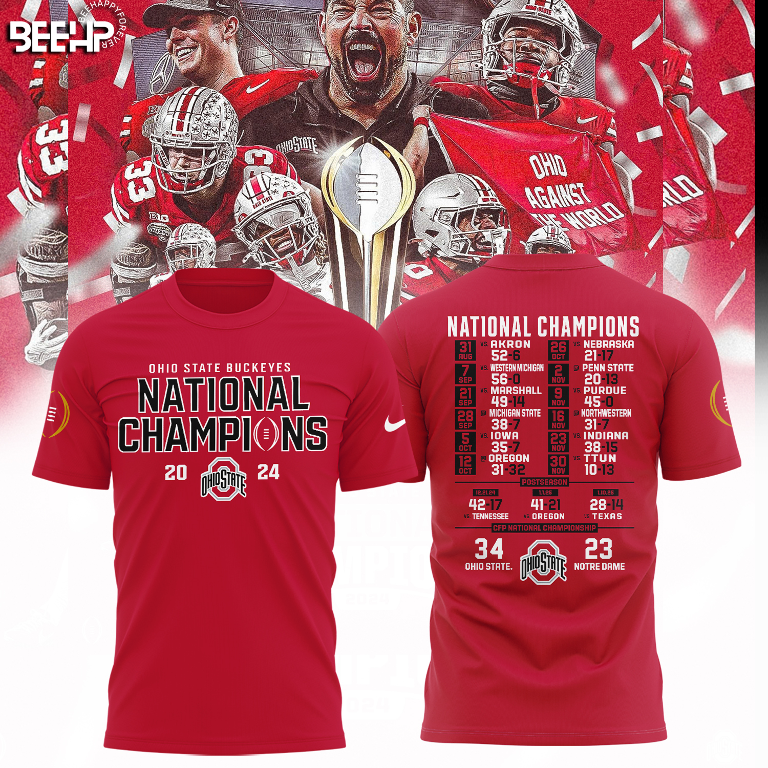 Ohio State Buckeyes 2025 National Champions Shirt - Famjoys Ohio State Buckeyes 2025 National Champions Shirt - Famjoys