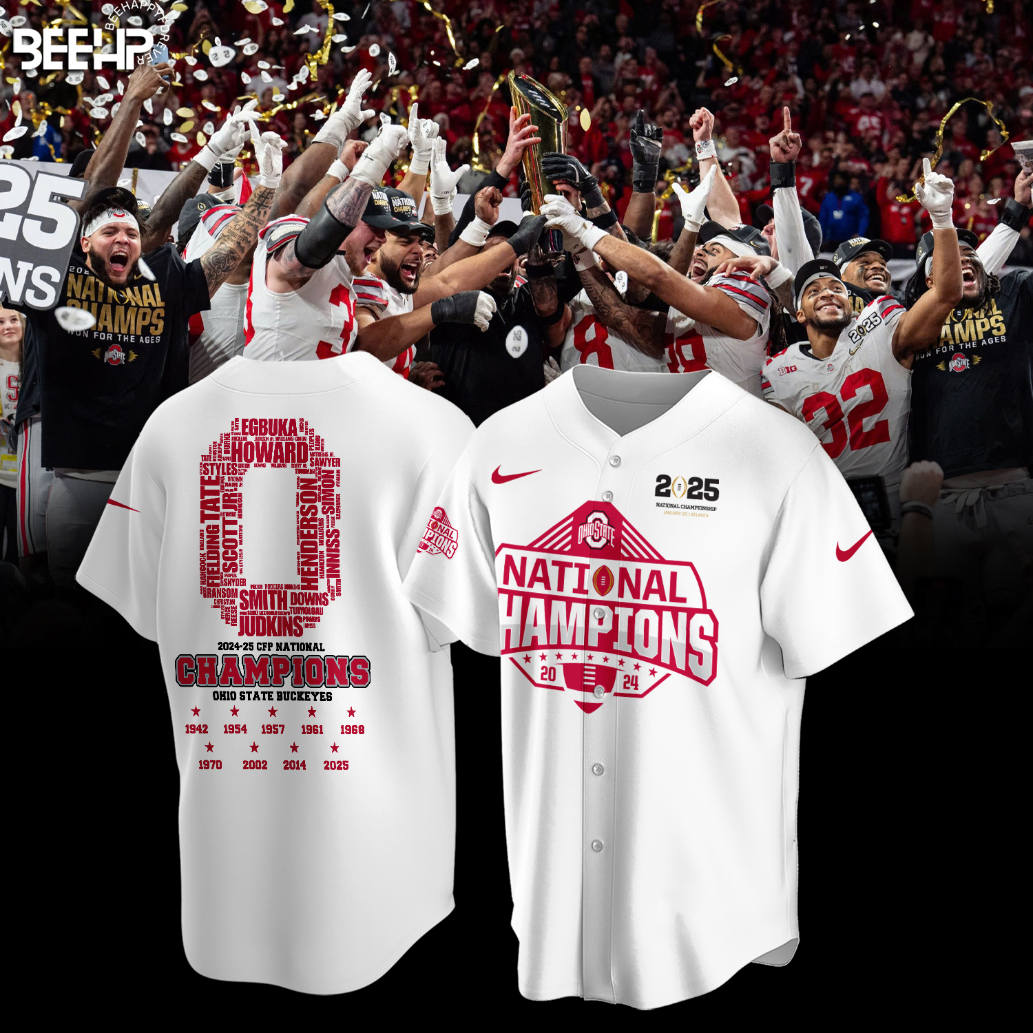 Ohio State Buckeyes 2025 National Champions Shirt - Famjoys Ohio State Buckeyes 2025 National Champions Shirt - Famjoys