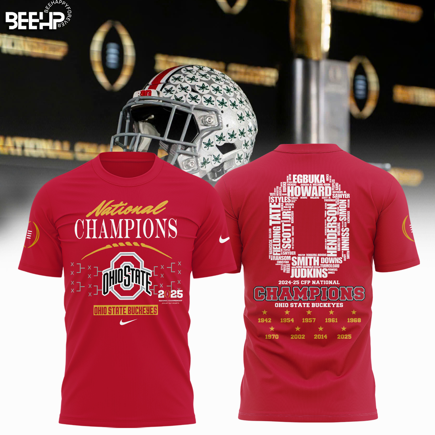 Ohio State Buckeyes 2025 National Champions Shirt - Famjoys Ohio State Buckeyes 2025 National Champions Shirt - Famjoys