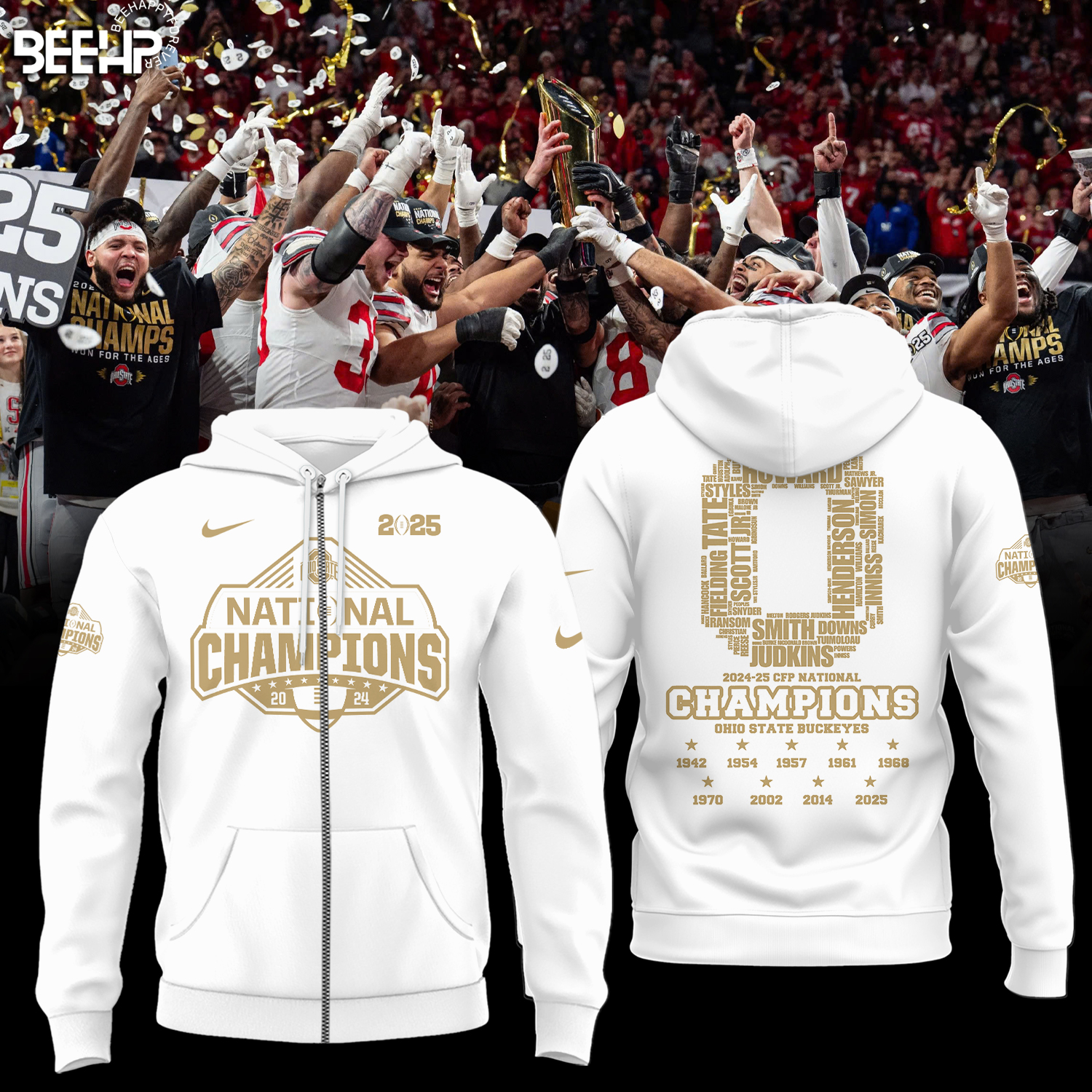 Ohio State Buckeyes 2025 National Champions Shirt - Famjoys Ohio State Buckeyes 2025 National Champions Shirt - Famjoys
