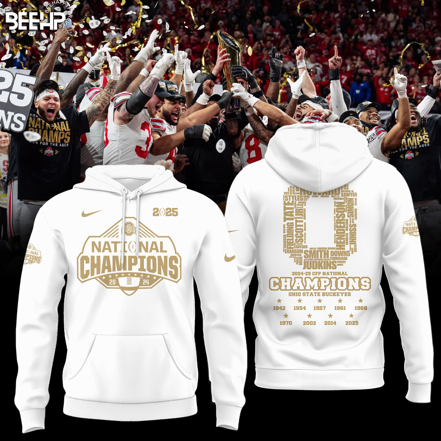 Ohio State Buckeyes 2025 National Champions Shirt - Famjoys Ohio State Buckeyes 2025 National Champions Shirt - Famjoys