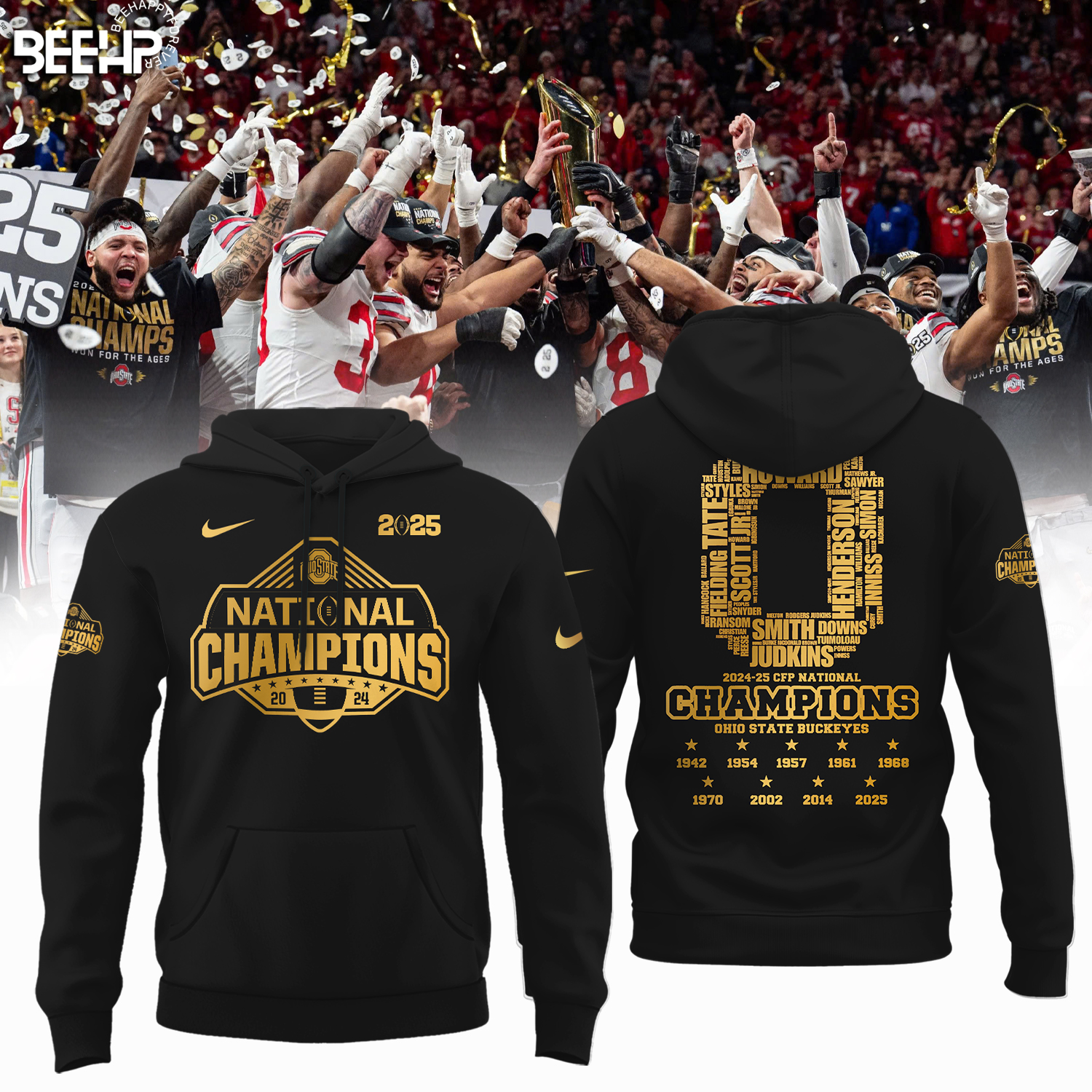Ohio State Buckeyes 2025 National Champions Shirt - Famjoys Ohio State Buckeyes 2025 National Champions Shirt - Famjoys