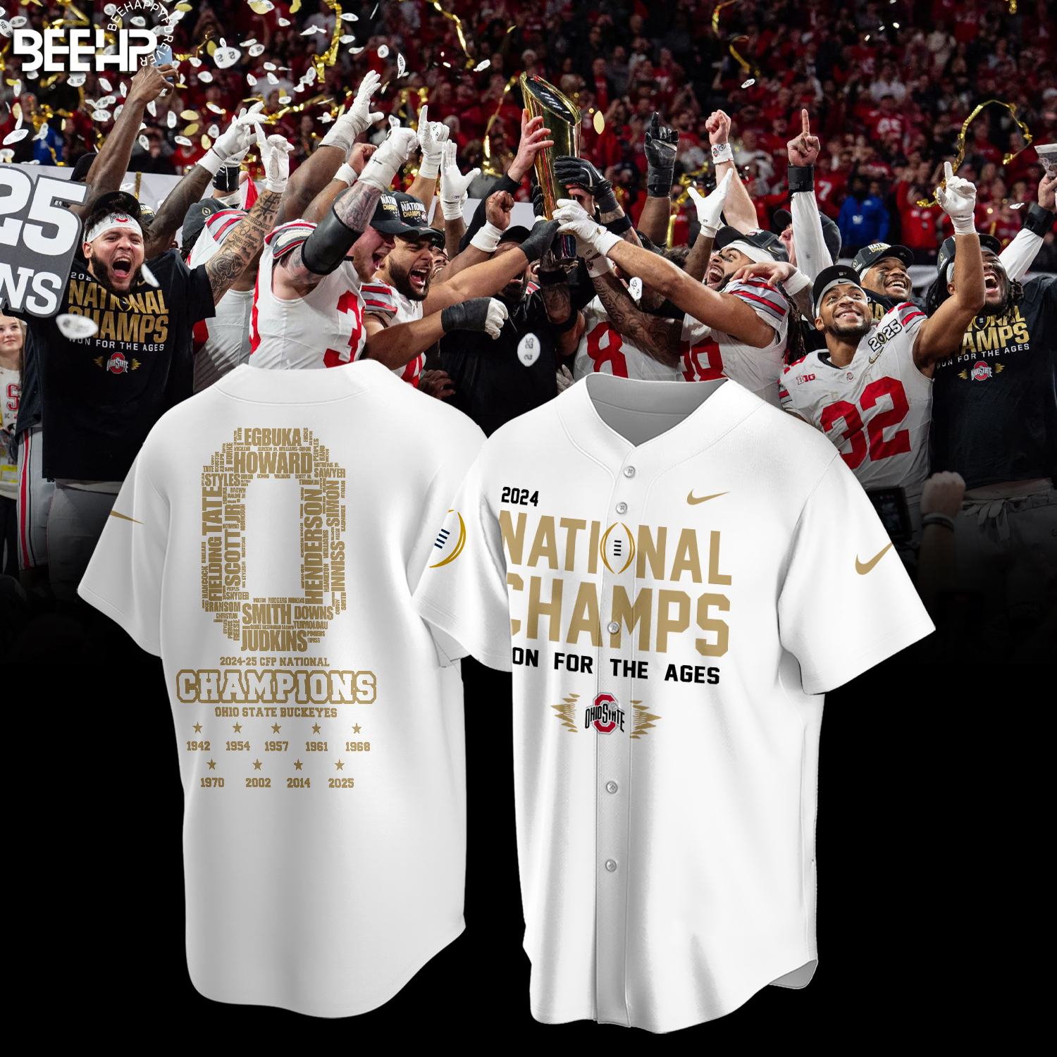 Ohio State Buckeyes 2025 National Champions Shirt - Famjoys Ohio State Buckeyes 2025 National Champions Shirt - Famjoys