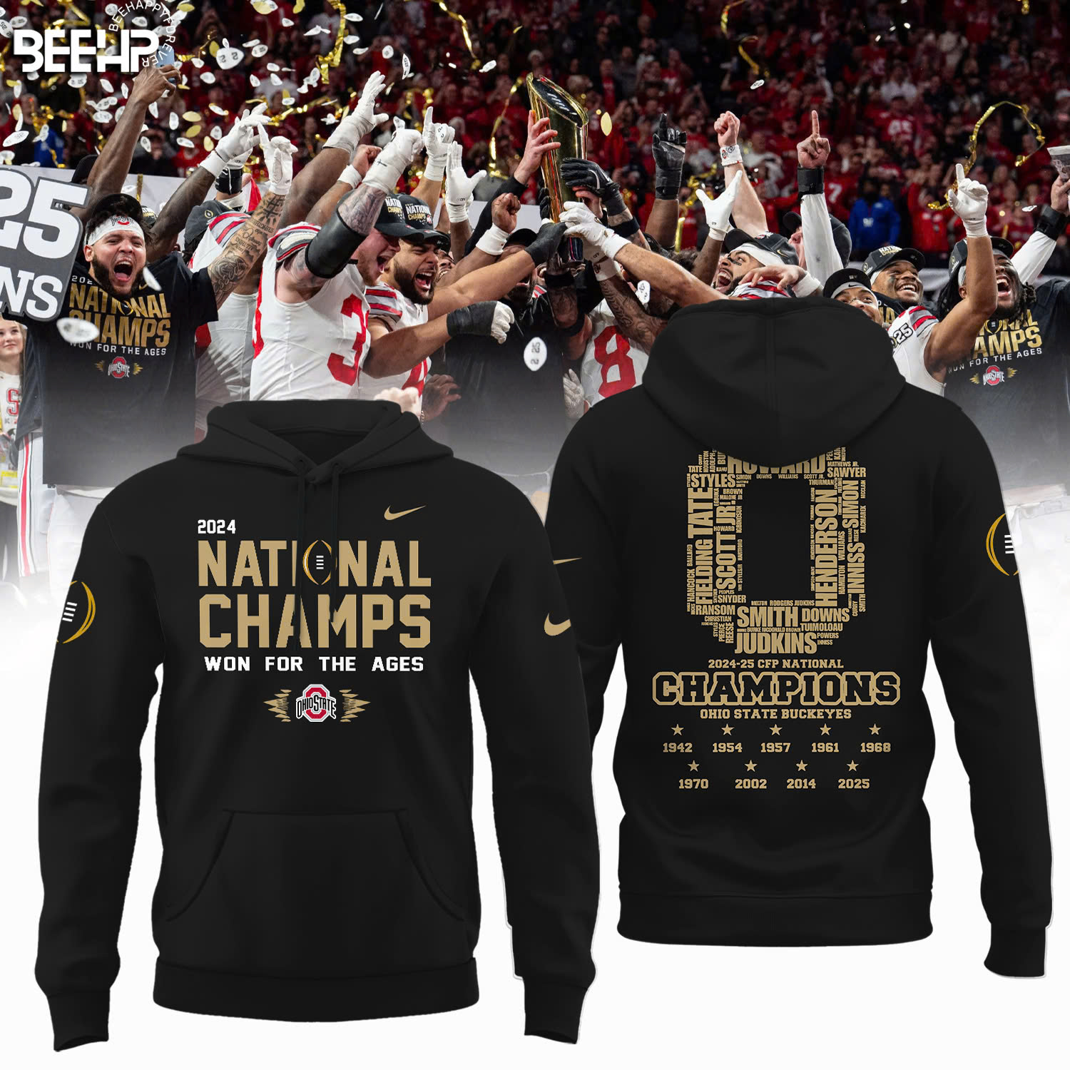 Ohio State Buckeyes 2025 National Champions Shirt - Famjoys Ohio State Buckeyes 2025 National Champions Shirt - Famjoys
