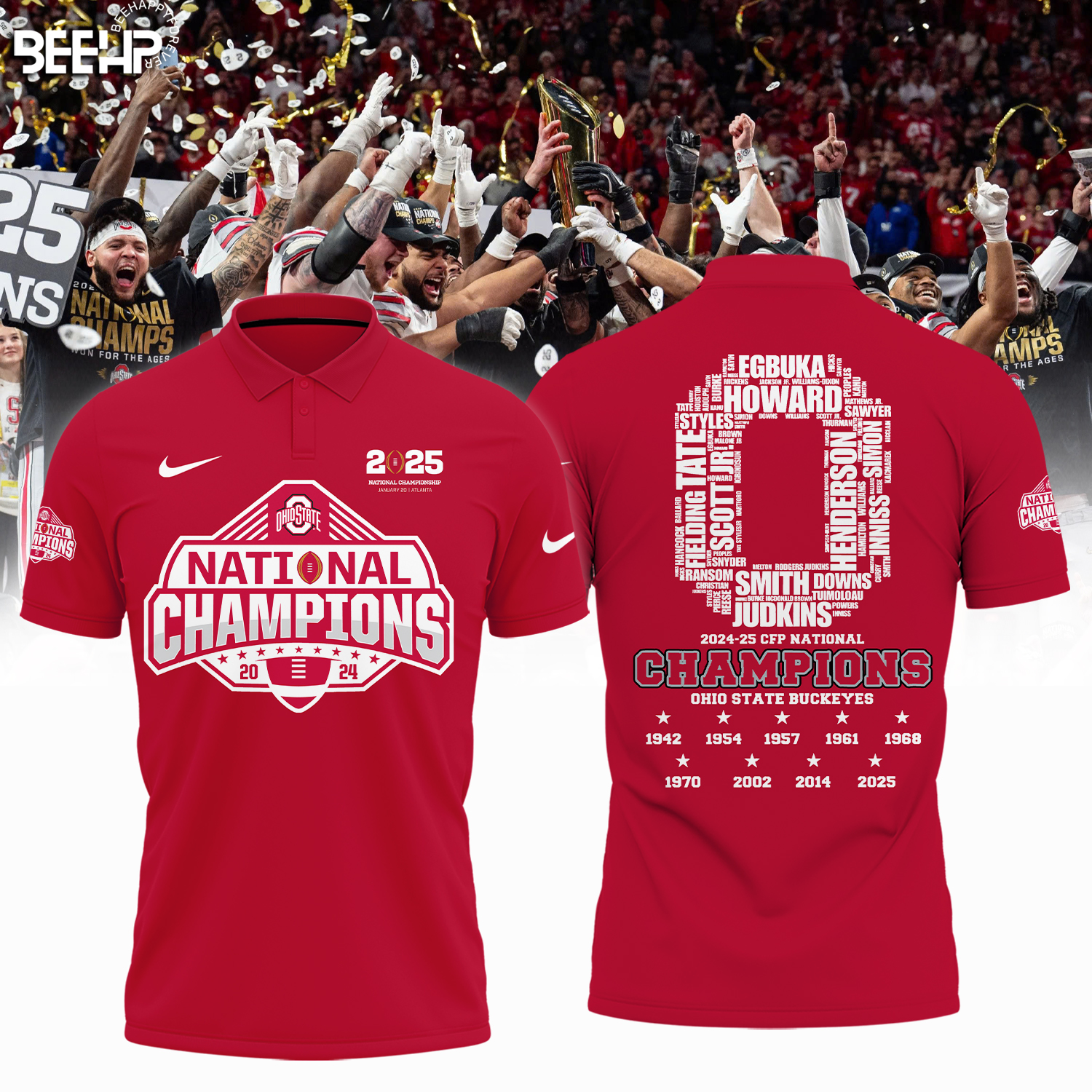 Ohio State Buckeyes 2025 National Champions Shirt - Famjoys Ohio State Buckeyes 2025 National Champions Shirt - Famjoys