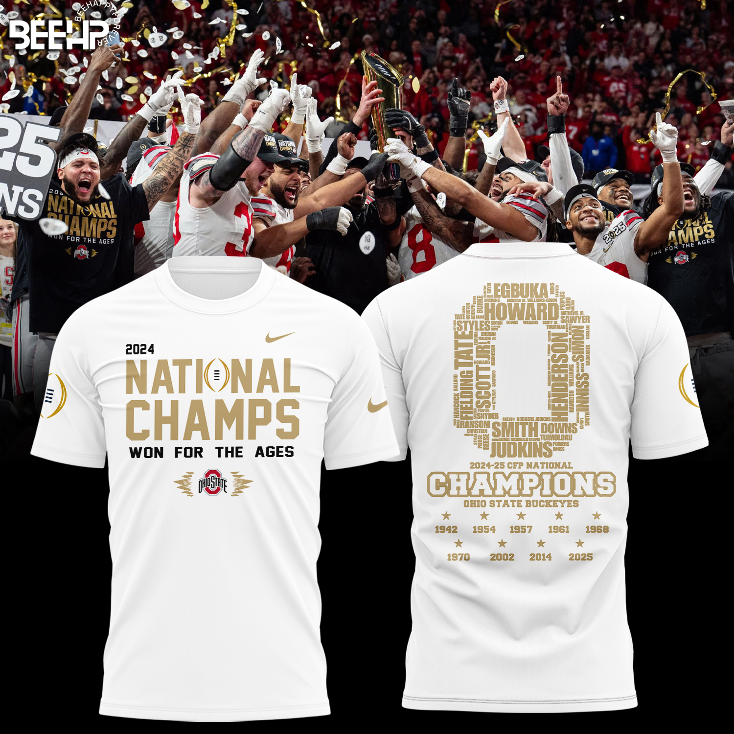 Ohio State Buckeyes 2025 National Champions Shirt - Famjoys Ohio State Buckeyes 2025 National Champions Shirt - Famjoys